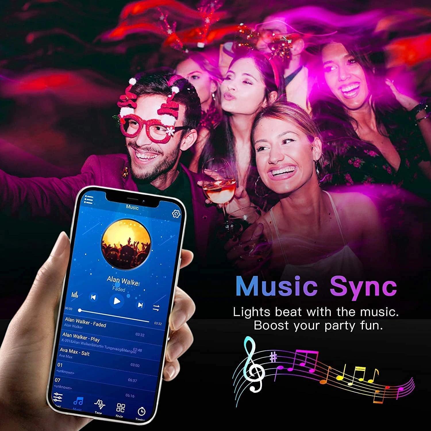 5V RGB 5050 LED remote control 44 keys light strip Bluetooth control multi-color atmosphere bedroom living room wedding party