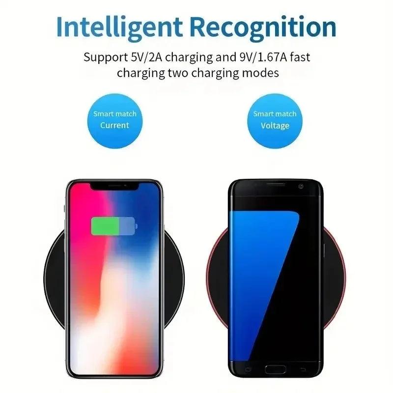 30W Wireless Charger For iPhone 15 14 13 12 11 Pro XS Max X XR Induction Fast Wireless Charging Pad For Samsung S Xiaomi Type C